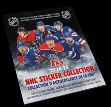 2024-25 Topps NHL Hockey Sticker Collection (Album) NEW! FREE SHIP!