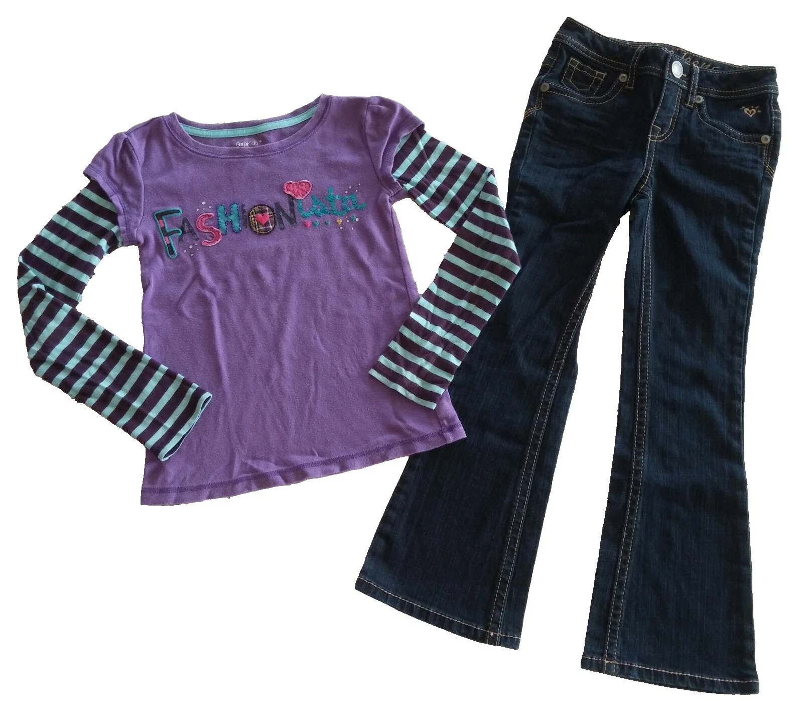Gap 7 Size Cotton Blend Outfits & Sets for Girls
