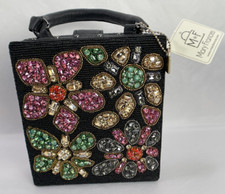 Mary Frances Handbag Purse All That Glitters beaded crossbody NWT COA dust cover