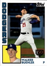 2019 Topps Update 1984 Topps 150th Aniversary #84-48 Walker Buehler 148/150