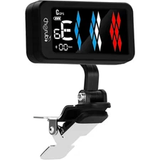 Cherub WST-905Li Flow Tune Clip Rechargeable Headstock Guitar / Bass Tuner