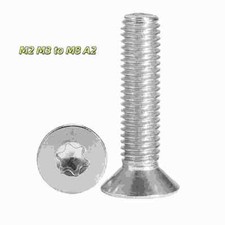Image of Stainless Steel Torx Countersunk Machine Screws Six Lobe DIN 965 M2 M3 to M8 A2