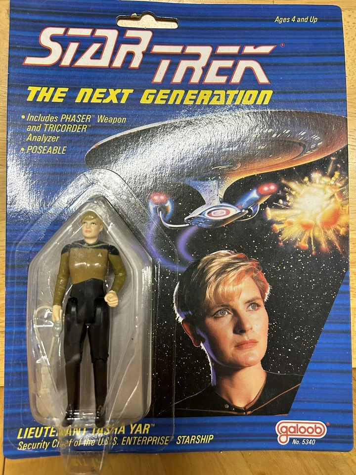 Star Trek The Next Generation Galoob Lieutenant Tasha Yar Action Figure 1988 NEW - Image 2 of 4
