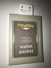 Heyday Cell Phone Wallet Pocket - Ballet Pink Fits Most Smartphones New