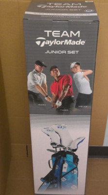 NEW TEAM TAYLORMADE JUNIOR BAG SET / RH / SIZE 3, AGES 10-12