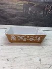 Vintage Pyrex Americana Brown 1 1/2 qt Refrigerator Dish 0503