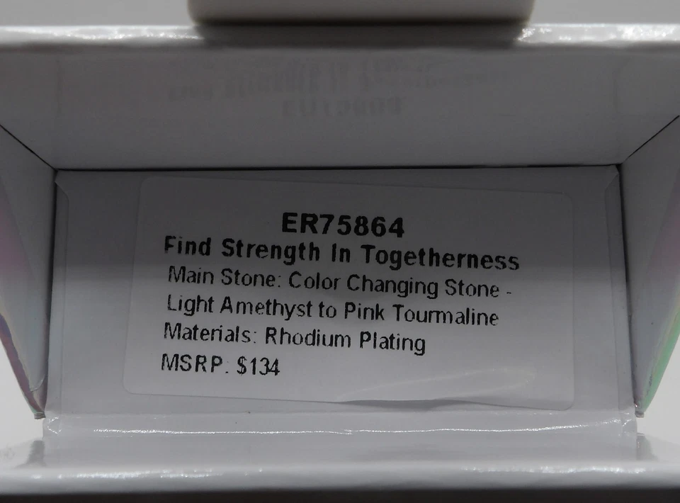 Pendientes Colección Salud Mental BP | ER75864 Encuentra Fuerza en la Unión Foto 3 de 3