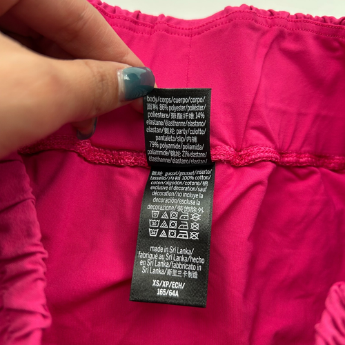 Victoria Sport Victoria's Secret Pink Elastic Waist Lined Running Shorts Sz XS - Picture 5 of 7