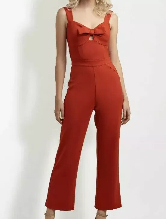 Ali \u0026 Jay Women's Via Dolce Jumpsuit Burnt Red S for sale online | eBay