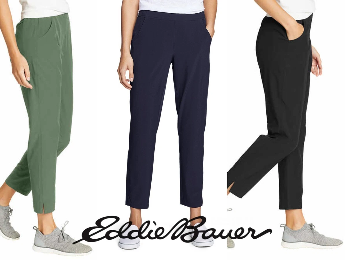 Eddie Bauer Women's Traveler Departure Ankle Pants Lightweight UPF