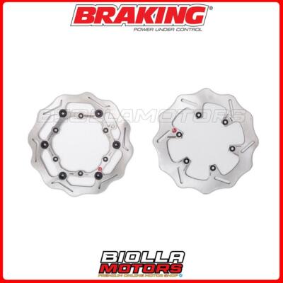 SATZ BREMSSCHEIBEN BRAKING BETA XTRAINER 300 2016 - VORNE + HINTEN [WAVE 