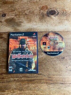 Jeu Wolfenstein Return To Castle PS2 | Jeu De Tir PlayStation 2 Occasion