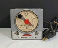 Vintage Mastter Time-O-Lite Model M-59 Electric Darkroom Timer - WORKS 