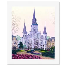 Liudmila Kondakova, "Dawn in Jackson Square" Limited Edition Lithograph, Numbere