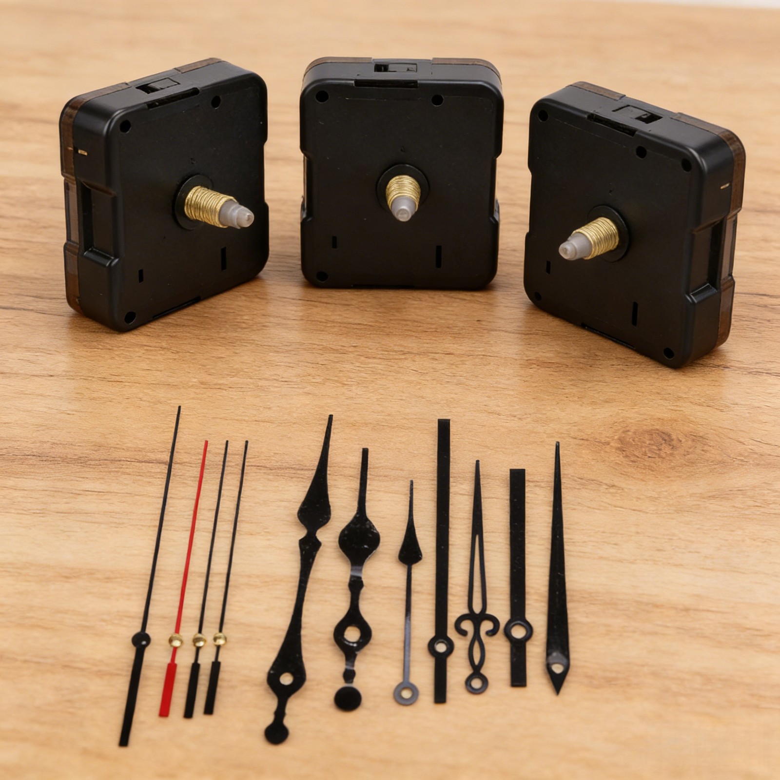 Quartz Clock DIY Movement Replacement Kit Mechanism Repair 3pcs Set