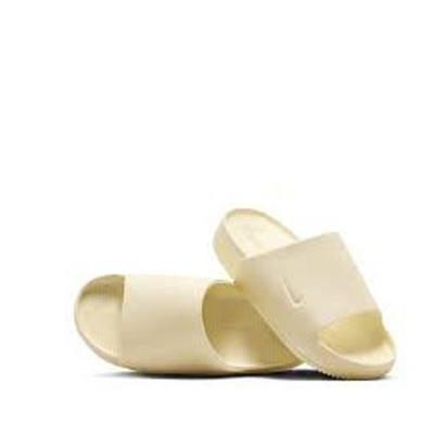 Nike Women Calm Slide Alabaster Cream Beige Sandal Beach Flip Flop DX4816-701