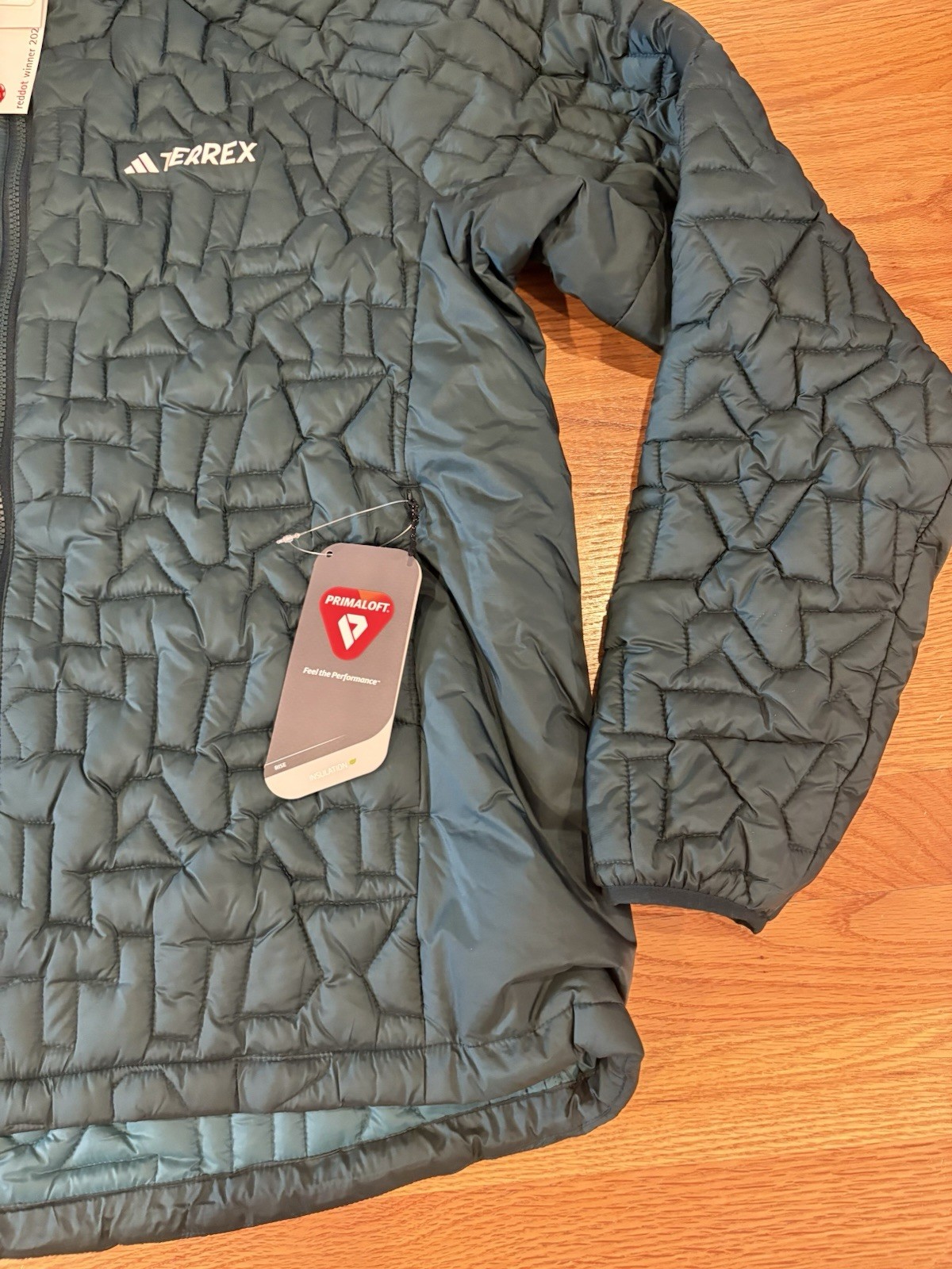 Adidas Terrex Xperior PrimaLoft Fill Insulated Hooded Jacket green Men XL JL9744 image 3