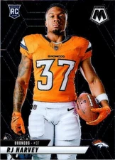 RJ Harvey 2025 Mosaic Variation Base Rookie Card #284 - Broncos
