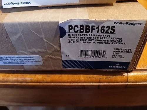 White Rodgers PCBBF162S Circuit board Intregated fan cotrol hot surface ign.