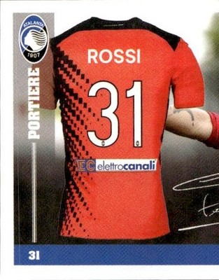 figurine Atalanta football Esselunga 2018/19 # 97 Francesco Rossi goalkeeper