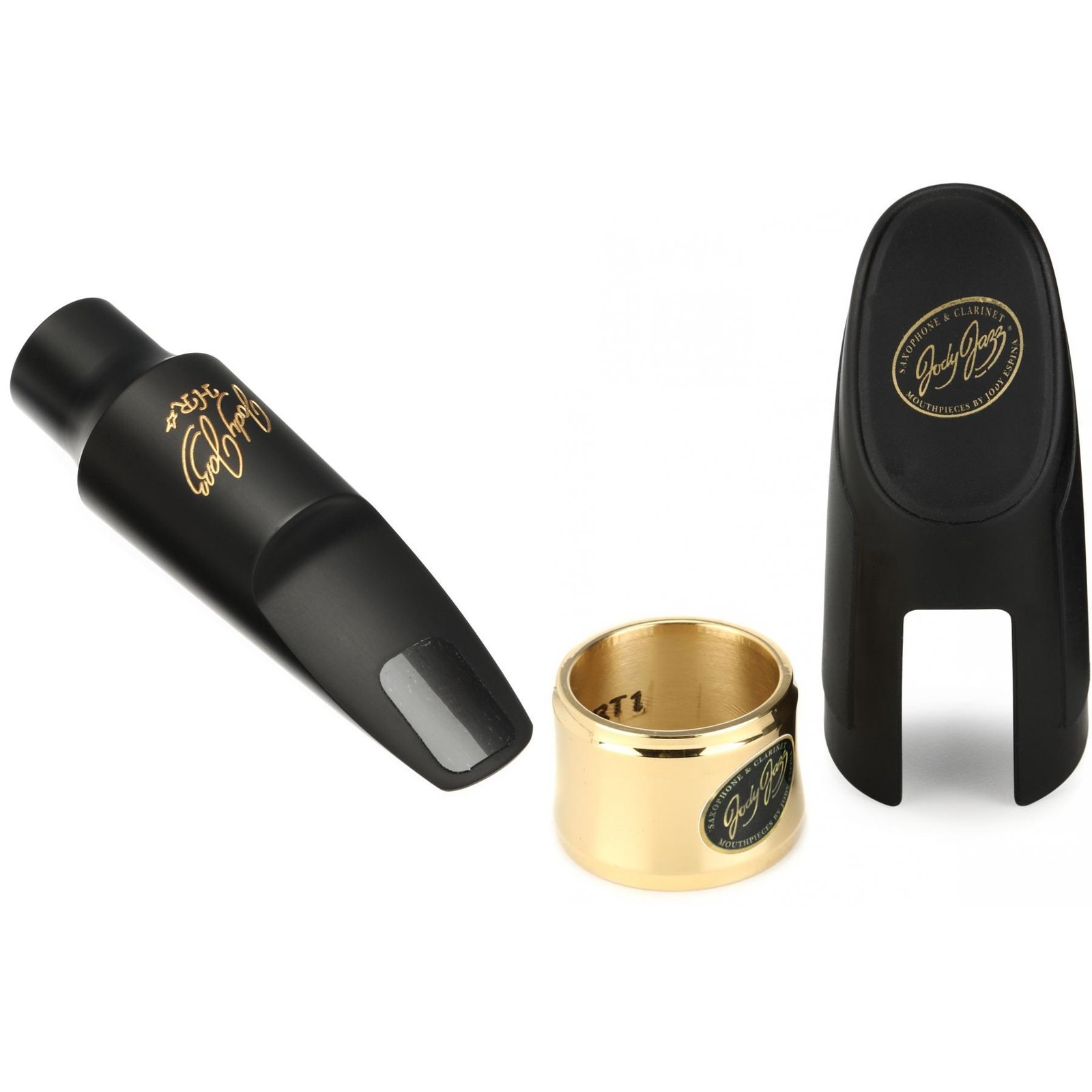Мундштук для тенор-саксофона серии JodyJazz HR* с лигатурой и колпачком - 5*