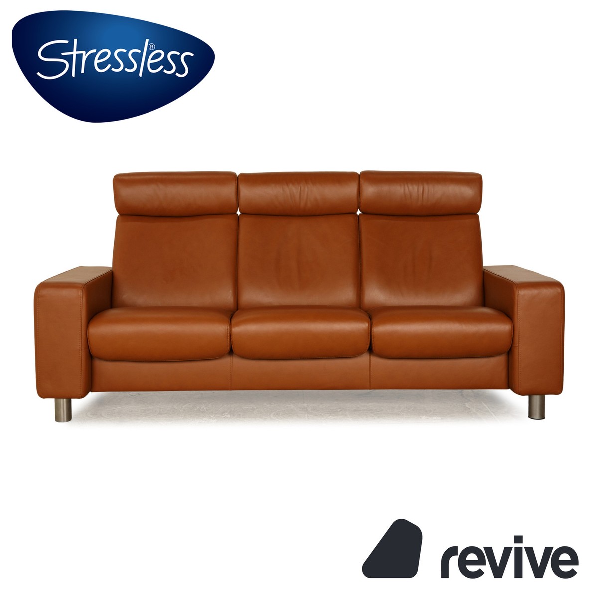 Low Back Stressless Sofa Arion Stressless Arion Leather Three