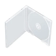 Shatter Proof PP Jewel Case, 10.4 mm Standard Single Disc Clear CD Jewel Case 