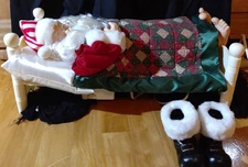 TELCO Motionette  Christmas Santa Claus Animatronic Snoring VINTAGE TESTED RARE