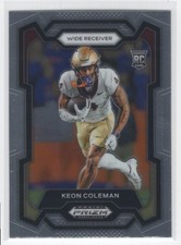 #120 2024 Panini Prizm Draft Picks Base Keon Coleman Rookie