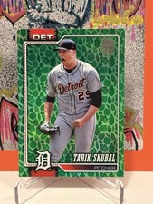 Tarik Skubal 2026 Topps Series 1 #300 Easter Holiday Green Foil Tigers