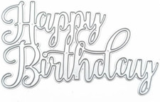 Happy Birthday Die Cut for Card Making, Scrapbooking Die-Cuts, Happy Birthday Me