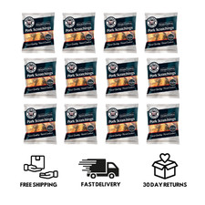 Midland Snacks Traditional Pork Scratchings 40g - Pack of 12