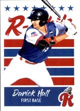 2019 Reading Fightin Phils Final #7 Darick Hall Buena Sierra Vista Arizona Card