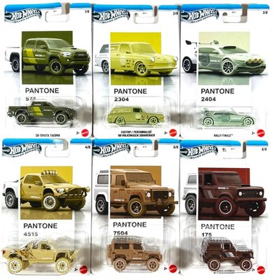 Hot Wheels 2026 Silver - Pantone Mix 2 Set of 6