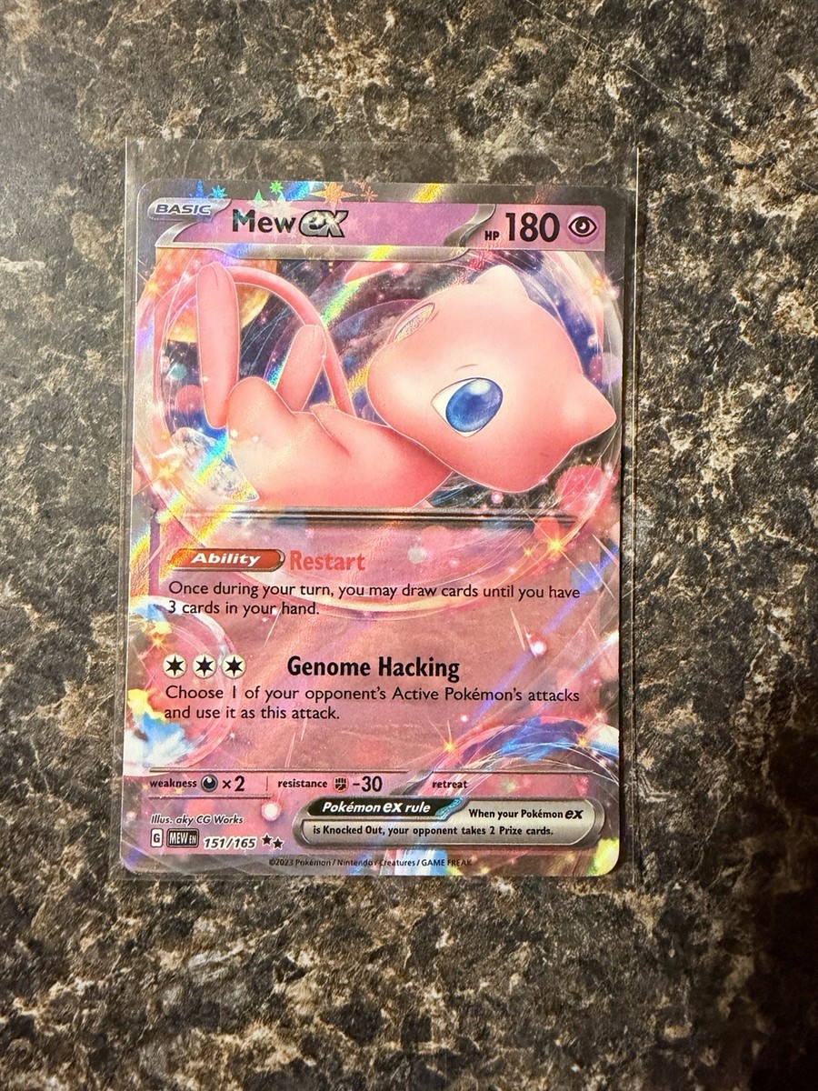 Pokmon TCG Mew EX 151/165 Scarlet & Violet 151 English Edition Near Mint | eBay Pokmon TCG Mew EX 151/165 Scarlet & Violet 151 English Edition Near Mint | eBay