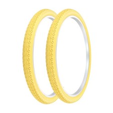 PRO TIRES 26 x 2.125 Yellow P-123A PAIR 2 PCS