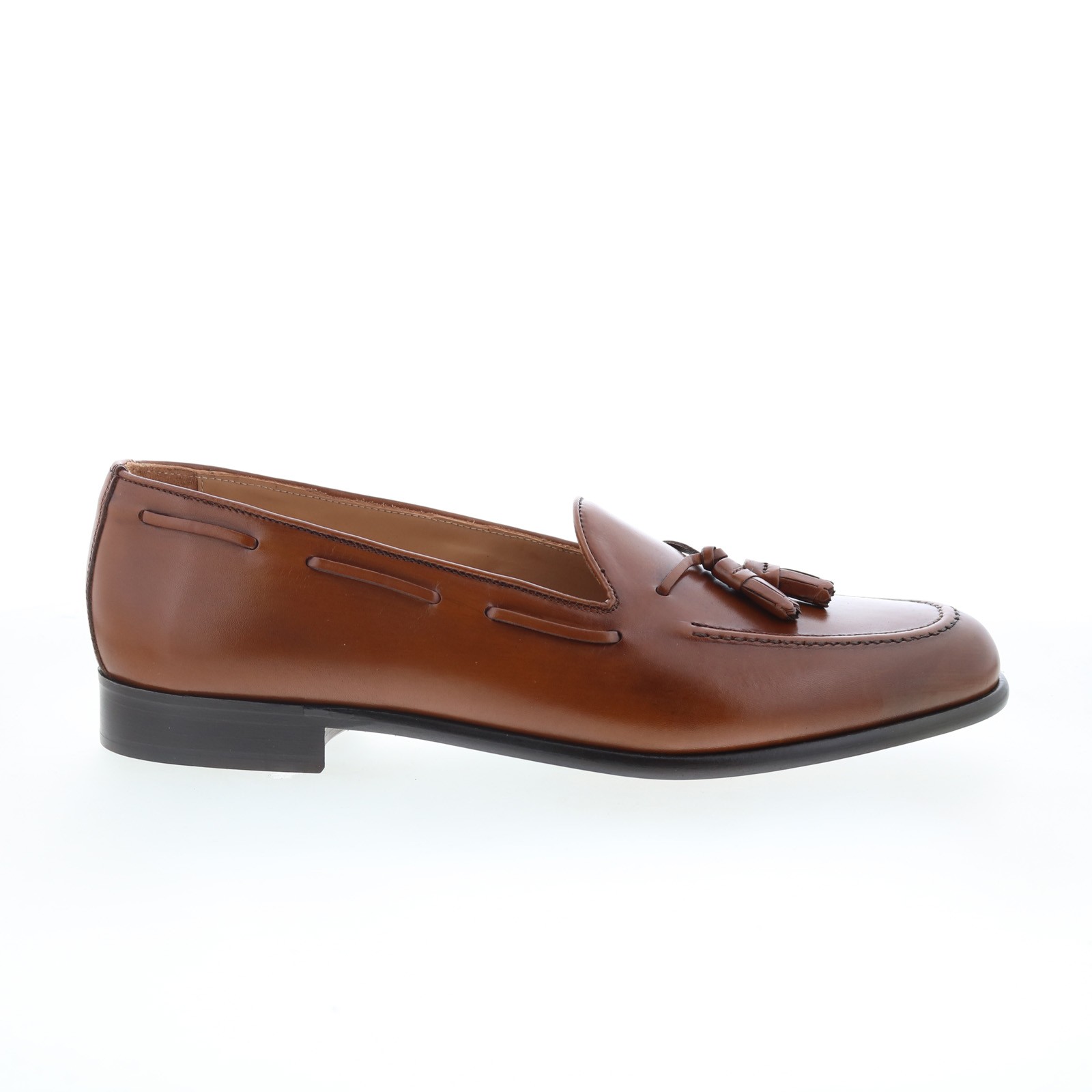 Zelli Italia Франко-итальянские мужские лоферы из телячьей кожи коричневого цвета, повседневная обувь 12