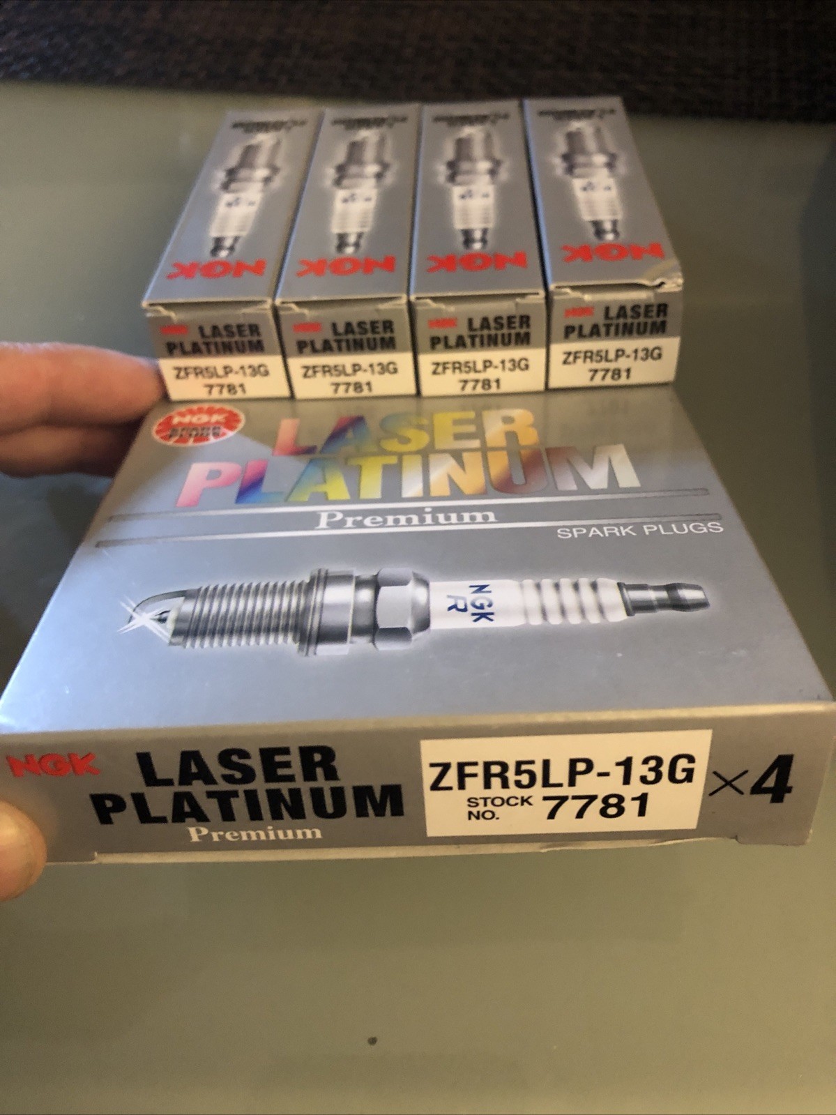 4x NGK 7681 SPARK PLUGS ZFR5LP-13G Laser Platinum GENUINE  SHIP SAME DAY 