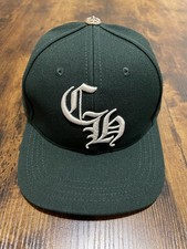 Chrome Hearts Forest Dark Green White CH Baseball Cap *BRAND NEW 100% AUTHENTIC*