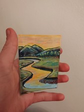 ACEO PAINTPEN ACRYLIC PAINTING HAND PAINTED ART MINI Size 2.5 by 3.5 Inches NEW