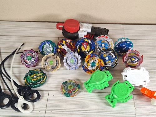 Bay Blade Lot Of 11 Plus Extras