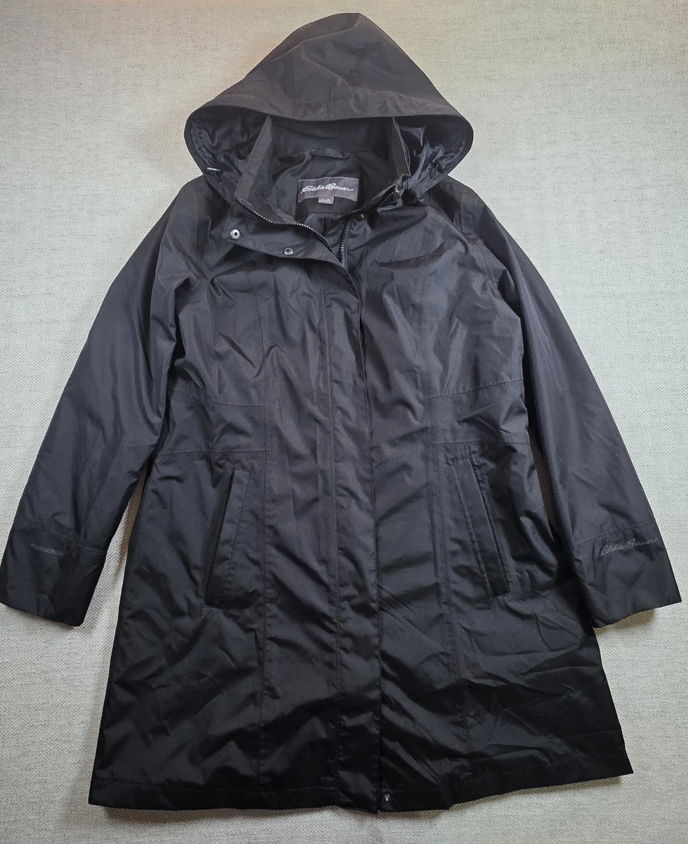 Veste De Pluie Imperméable Eddie Bauer WeatherEdge – Femme – Taille M – Blanc – Coupe-vent