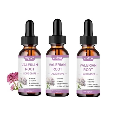 VSYLICN 1/2/3X Nature's Answer Vlerian Root 60ml Tincture for Calming and Relaxes