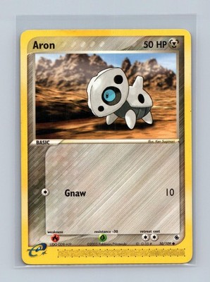 Aron 50/109 Common Ruby & Sapphire Pokemon Lightly Played