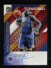 2019 Panini Donruss Optic Signature Series Choice Prizm Eric Paschall Auto 0d44