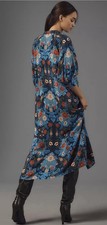 Farm Rio Arabesque Floral Midi Dress Size Large NWOT $298 Retail