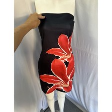 Women's Winsor black floral dress mini  Size S