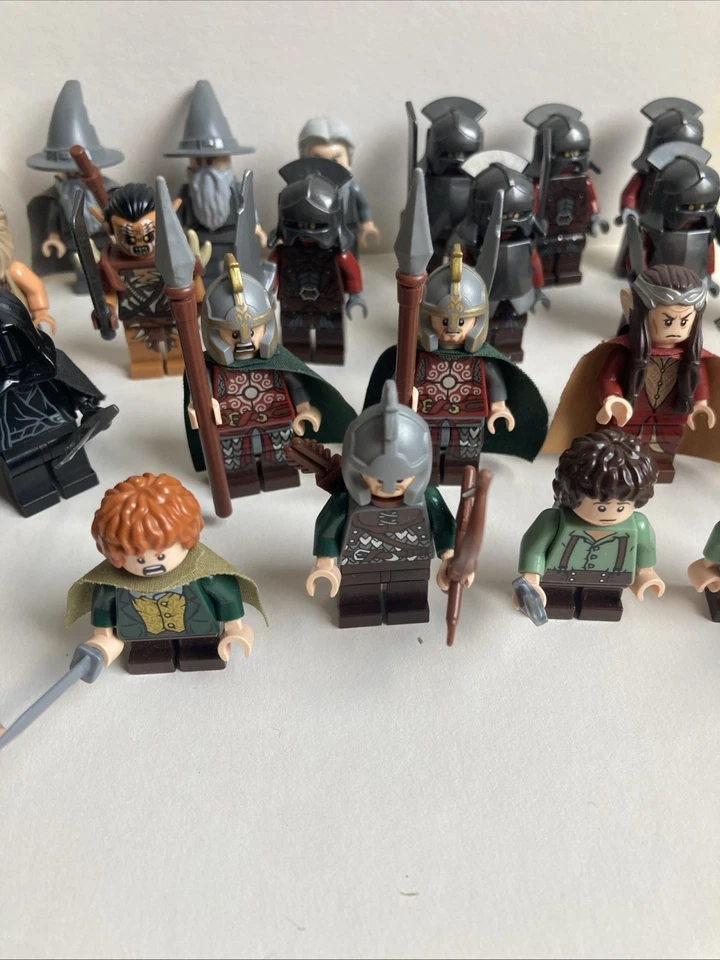 Lote de minifiguras e peças incompletas Senhor dos Anéis + Star Wars e Ninjago - Imagem 4 de 4