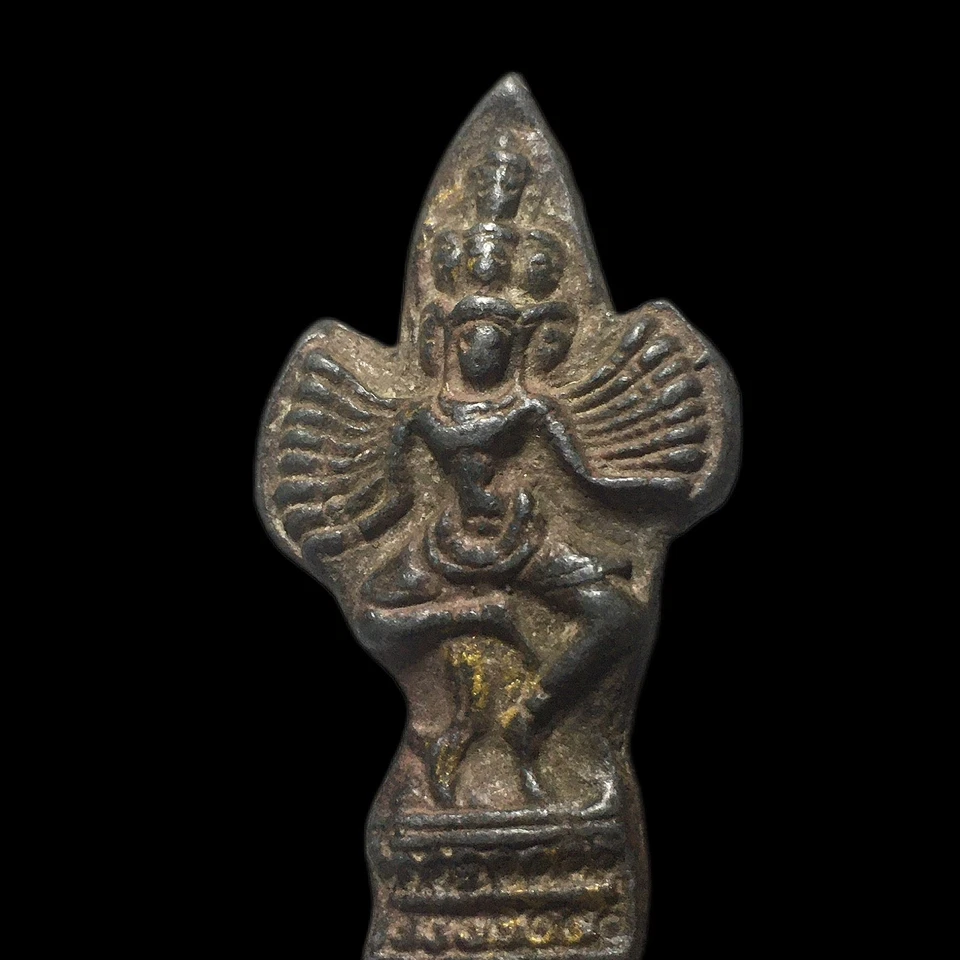 PHRA-Genuíno-Tailandês-Monge-Wat-Raro -Talismã Tailandês-Buda-Amuleto Antigo A+ - Imagem 3 de 4