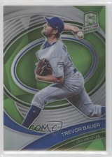 2021 Panini Spectra Neon Green Prizm 30/30 Trevor Bauer #92 n1u